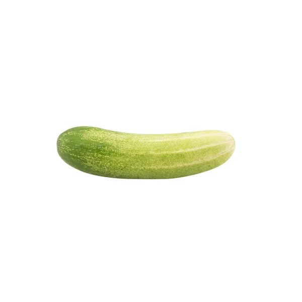 Cucumber Isolated White Background Clipping Path — Stock Photo, Image