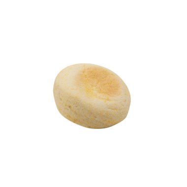 Beyaz arkaplanda kırpma yolu ile izole edilmiş İngiliz Kek ekmeği.