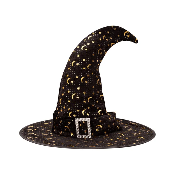 Witches Hat Isolated White Background Clipping Path — Stock Photo, Image