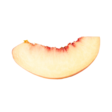 Şeftali dilimi, kesme, tam derinlik