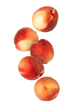 Düşen şeftali, kesme, tam derinlik