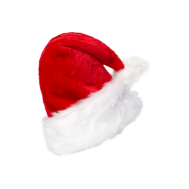 Santa Hat, kesme, tam derinlik.