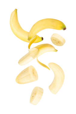 Düşen muz kesimi, tam derinlik.