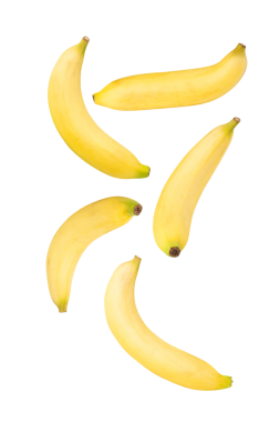 Düşen muz kesimi, tam derinlik.