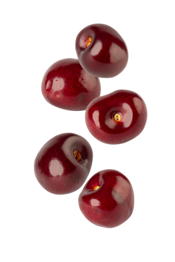 Düşen kiraz, kesilen, tam derinlik.