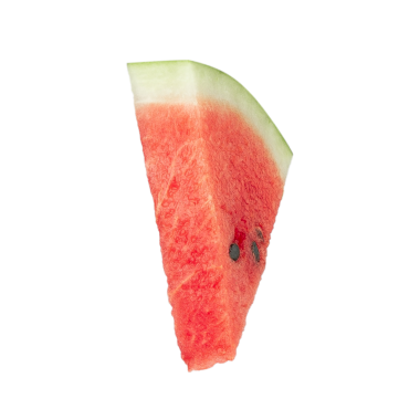 Karpuz dilimi, kesme, tam derinlik.