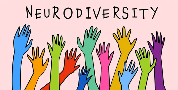 Ανθρώπινο Μυαλό Και Εμπειρία Ποικιλομορφία Νευροποικιλότητα Αποδοχή Αυτισμού Διαφορές Στα — Διανυσματικό Αρχείο