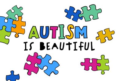 Nöro çeşitlilik, otizm kabulü. Yaratıcı baskı, pop sanat tarzında pankart. İnsan zihni ve deneyimleri çeşitlilik gösterir. Seçkin, anlayışlı bir toplum. Geçerli bir arkaplanda vektör illüstrasyonu