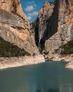 Congost de Mont Rebei gorge in Catalonia, Spain in summer. clipart