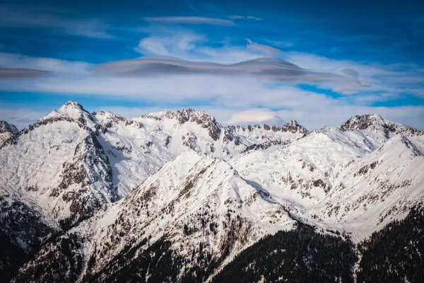Die Dolomiten Einem Schönen Wintertag Skigebiet Pinzolo Italien Januar 2023 — Stockfoto