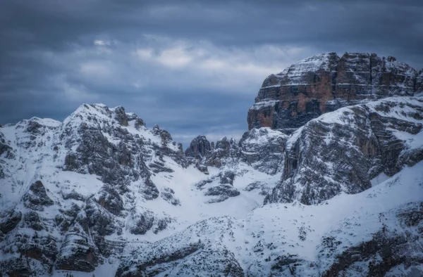 Famosos Alpes Italianos Brenta Dolomitas Nieve Las Laderas Los Alpes — Foto de Stock