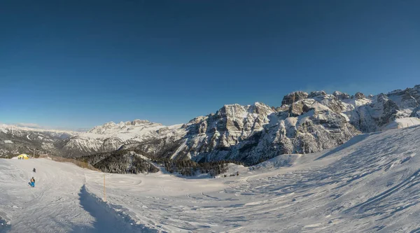 Ski Resort Folgarida Marilleva Val Sole Brenta Dolomites Вид Монте — стокове фото