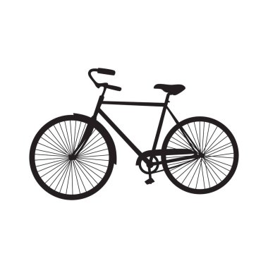 motor silueti vektör illüstrasyonu