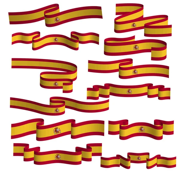 Векторный Элемент Флага Испании — стоковый вектор