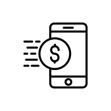 Vektör olarak doldurma simgesi. Logotype