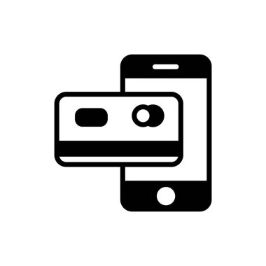 Ödeme Yöntemi simgesi vektör olarak. Logotype