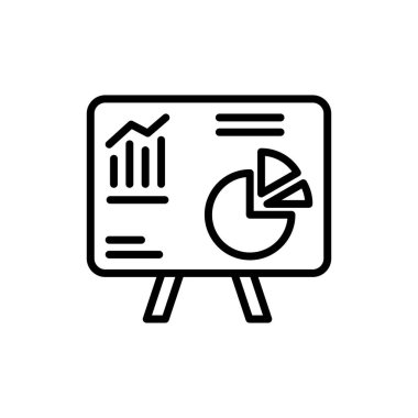 Vektör olarak simge raporla. Logotype