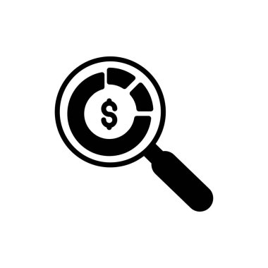 Analitik simge vektöründe. Logotype