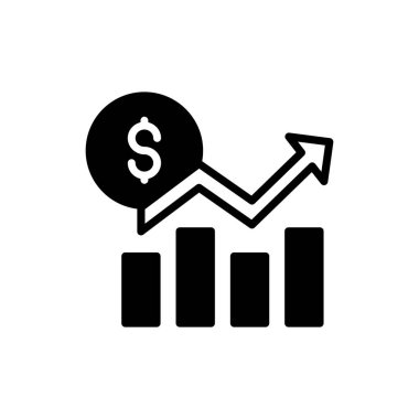 Vektör olarak borsa simgesi. Logotype