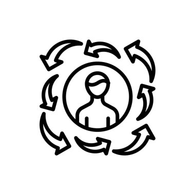 Vektör olarak inanılmaz bir simge. Logotype