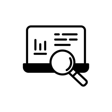 Vektör olarak Analiz simgesini ara. Logotype