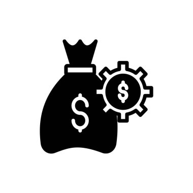 Vektör olarak Kredi simgesini yönet. Logotype