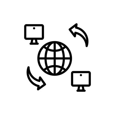 Vektör simgesine eriş. Logotype