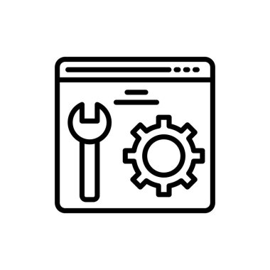 Vektör olarak web optimizasyon simgesi. Logotype