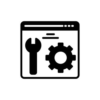 Vektör olarak web optimizasyon simgesi. Logotype