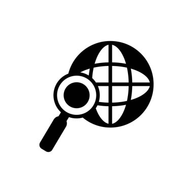 Vektör olarak arama simgesi. Logotype