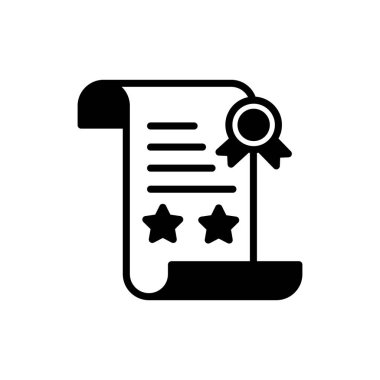 Vektör olarak sayfa kalite simgesi. Logotype