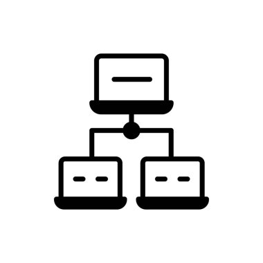 Vektör olarak LAN simgesi. Logotype