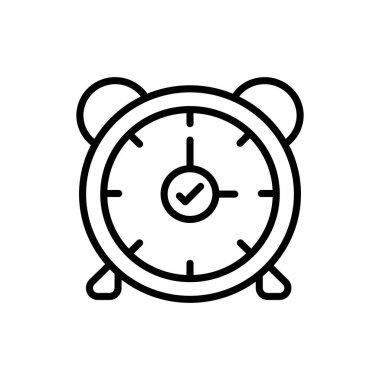 Vektör olarak yanıt süresi simgesi. Logotype