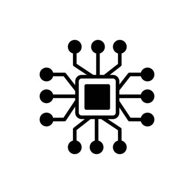 Yapay ikon vektörde. Logotype