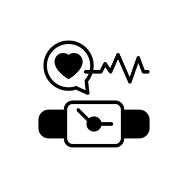 Akıllı Saatin vektör simgesi. Logotype