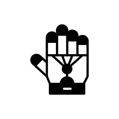 Vektör olarak dış iskelet simgesi. Logotype