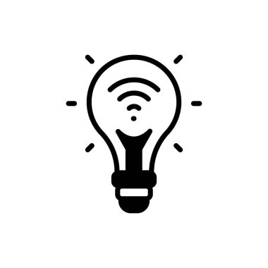 Vektör içinde Akıllı Ampul simgesi. Logotype