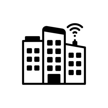 Akıllı Şehir ikonu. Logotype