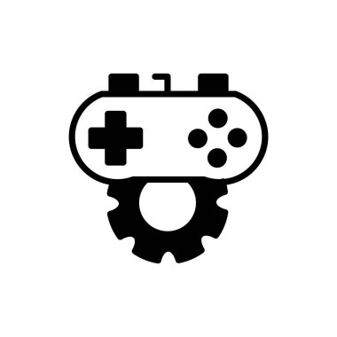 Vektör olarak oyun simgesi. Logotype