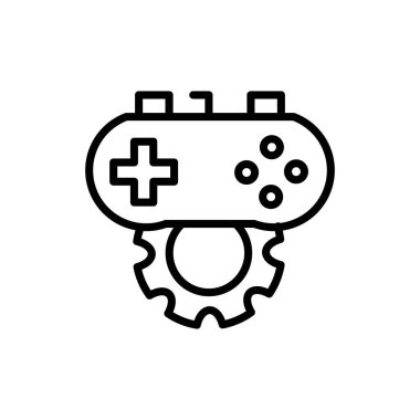 Vektör olarak oyun simgesi. Logotype