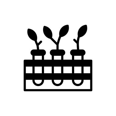 Vektör olarak botanik simgesi. Logotype