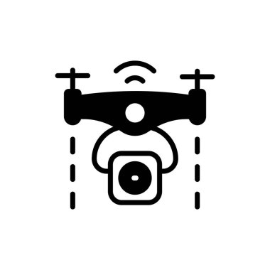 Vektör olarak İHA simgesi. Logotype