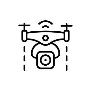 Vektör olarak İHA simgesi. Logotype