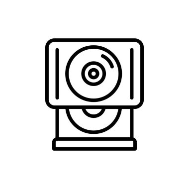 Cd Sürücüsü simgesi vektör cinsinden. Logotype