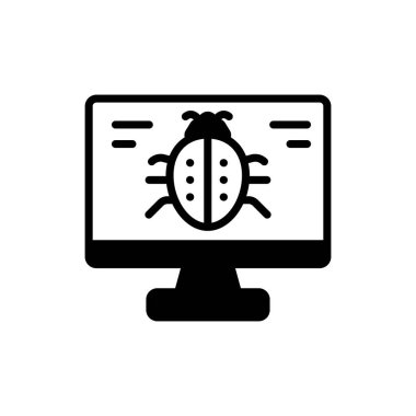 Virüs ikonu. Logotype