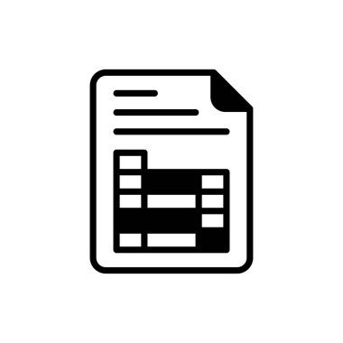 Vektör olarak CSV Dosya simgesi. Logotype