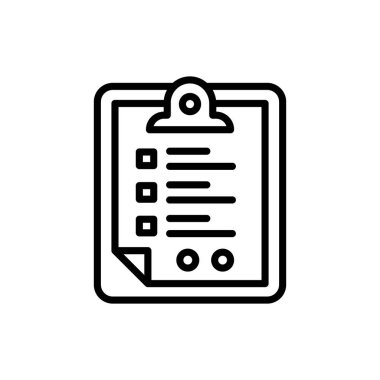 Vektör olarak pano simgesi. Logotype