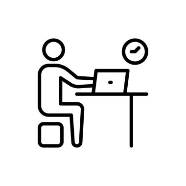 Vektör olarak çalışan simgesi. Logotype