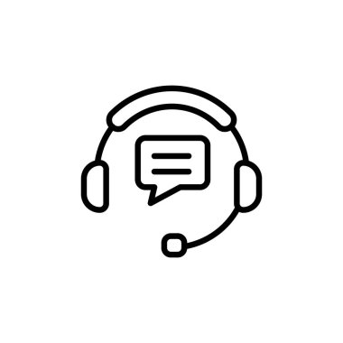 Vektör içinde yardım hattı simgesi. Logotype