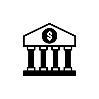 Banka Mevduat simgesi vektörde. Logotype